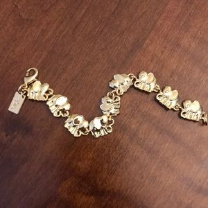 Lilly Pulitzer Gold Elephant Bracelet 6 Inch